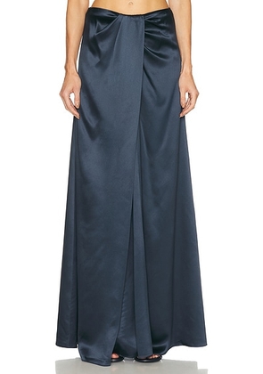 HEIRLOME Leticia Skirt in Deep Teal - Navy. Size 2 (also in 0, 4, 6).