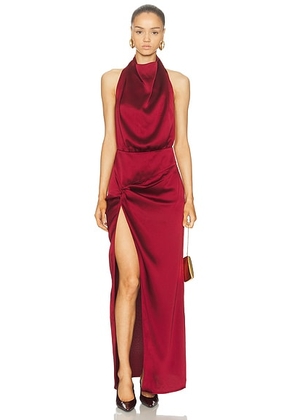 ILA Alina Dress in Burgundy - Burgundy. Size 34 (also in 36, 38, 40).