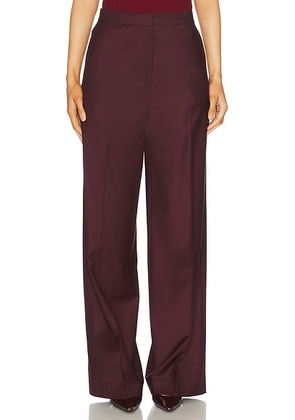 ILA Lea Pant in Burgundy - Burgundy. Size 36 (also in 34, 38, 40).