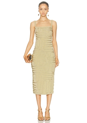 Cult Gaia Kymia Dress in Gold - Metallic Gold. Size XS (also in ).