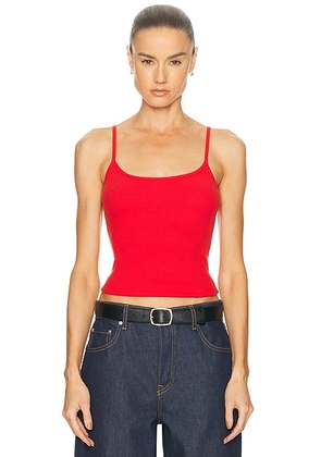 GRLFRND Essential Cami in Red - Red. Size M (also in XXS, XS, S, L, XL).