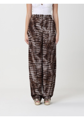 Pants ELISABETTA FRANCHI Woman color Brown