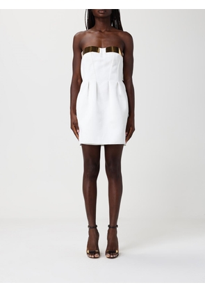 Dress ELISABETTA FRANCHI Woman color Ivory