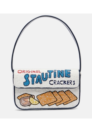 Staud Tommy beaded shoulder bag