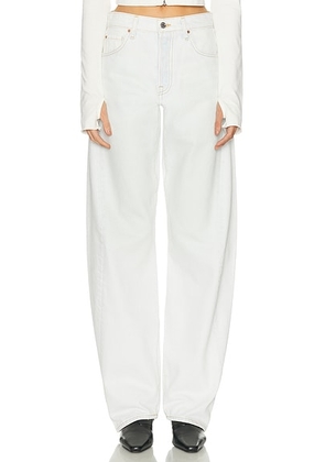 GRLFRND Noa Engineer in White Cloud - Blue. Size 24 (also in 23, 25, 26, 27, 28, 29, 30, 31).