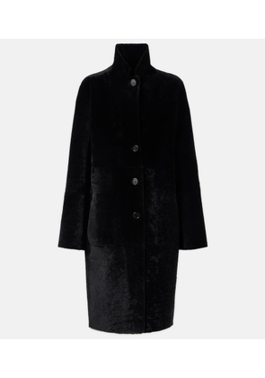 Joseph Reversible shearling and leather coat