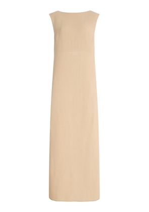 Matteau Open-Back Crepe Maxi Dress - Moda Operandi