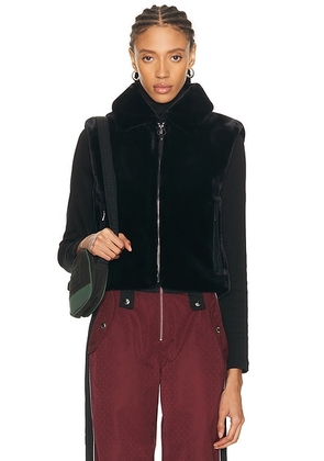 Fusalp Piagina Vest in Noir - Black. Size 40 (also in 38, 42).