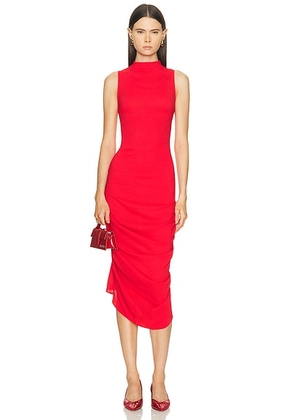 JACQUEMUS La Robe in Red - Red. Size 42 (also in 34).