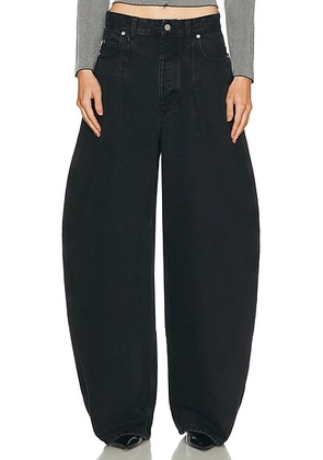 JACQUEMUS Le De-nimes Ovalo in Black - Black. Size 26 (also in 24).