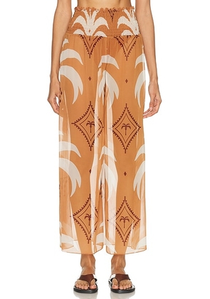 Johanna Ortiz Eternity Pant in Light Peach & Ecru - Peach. Size 2 (also in 0).
