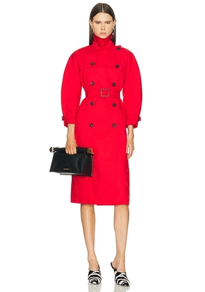 JACQUEMUS Le Trench Citta in Red - Red. Size 38 (also in 34, 36, 40).