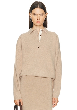 JACQUEMUS La Maille Vareuse Pallone in Beige - Beige. Size 42 (also in ).