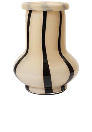 Ferm Living Large Riban Vase in Cream - Cream. Size all.