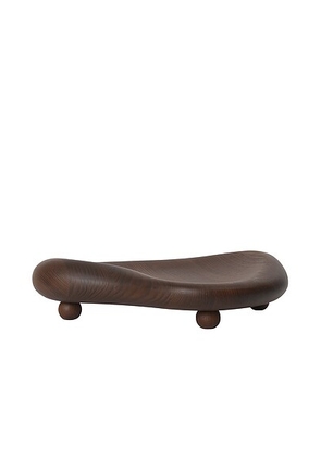 Ferm Living Cairn Centrepiece in Dark Brown - Chocolate. Size all.