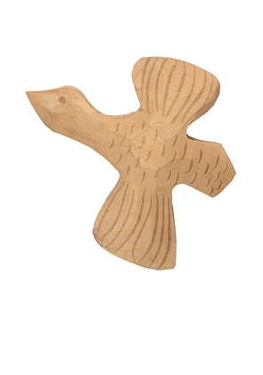 Ferm Living Billie Bird Hook in Natural - Tan. Size all.