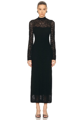 Gabriela Hearst Anya Dress in Black - Black. Size S (also in L).