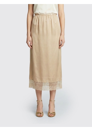 Skirt CARVEN Woman color Nude