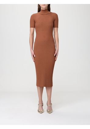 Dress ELISABETTA FRANCHI Woman color Brown