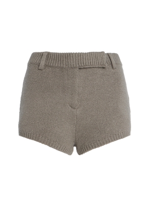 Aya Muse Ivy Knit Cotton Shorts - Moda Operandi