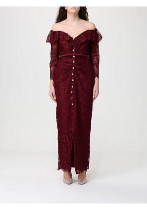Dress SELF-PORTRAIT Woman color Burgundy