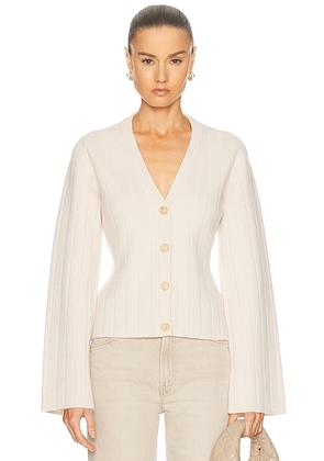 Jenni Kayne Rory Cardigan in Ivory - Ivory. Size L (also in M, S, XS).
