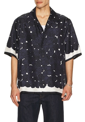 Givenchy Bowling Shirt in Dark Navy - Navy. Size 38 (also in 39).