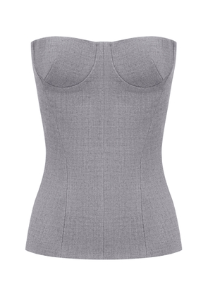 Alex Perry Cupped Suiting Corset Top - Moda Operandi
