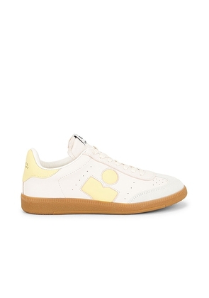 Isabel Marant Bryce Sneaker in Chalk & Butter - Beige. Size 37 (also in 36, 39, 41).