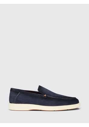 Loafers SANTONI Men color Blue