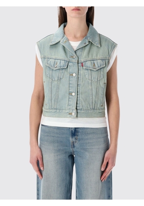 Jacket LEVI'S Woman color Denim