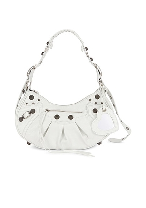 balenciaga Balenciaga Small Le Cagole Shoulder Bag in Optic White - White. Size all.