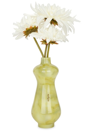 Cult Gaia Dee Dee Clutch in Dominga - Green. Size all.