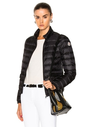 Moncler Lans Polyamide Jacket in Black - Black. Size 3/L (also in ).