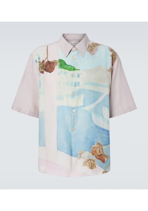 Our Legacy Beyond cotton and silk bowling shirt