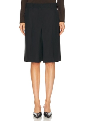 Helmut Lang Midi Skort in Black - Black. Size 0 (also in 2, 4, 8).