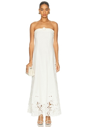 Cult Gaia Kellan Dress in Off White - Ivory. Size 4 (also in 6, 8).