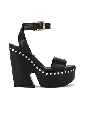 Givenchy Clog Sandal in Black - Black. Size 36 (also in 38, 40, 41).