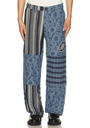 Honor The Gift Indigo Tapestry Pant in Indigo - Blue. Size 30 (also in 32, 36).