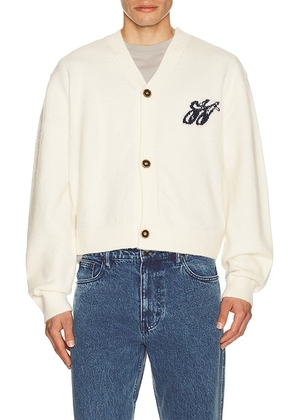 Honor The Gift H Brushed Knit Cardigan in Bone - Cream. Size L (also in M, S, XL/1X, XXL/2X).