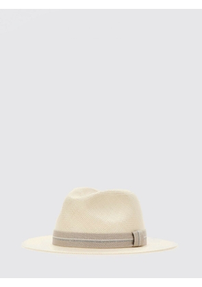 Hat ELEVENTY Men color White
