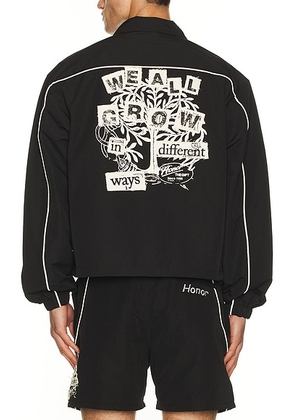Honor The Gift Growth Track Jacket in Black - Black. Size L (also in S, M, XL/1X, XXL/2X).