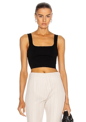 Matteau Nineties Knit Tank Top in Black - Black. Size 5 (also in ).