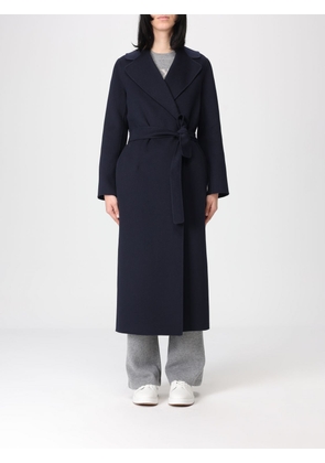 Coat 'S MAX MARA Woman color Blue