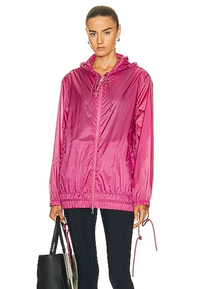 Moncler Pointu Jacket in Pink - Rose. Size 1/S (also in 2/M, 0/XS, 3/L).