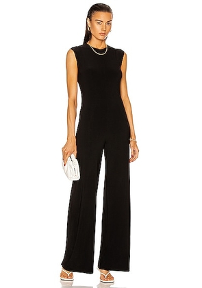 Norma Kamali Sleeveless Jumpsuit in Black - Black. Size S (also in XS, M, XL).