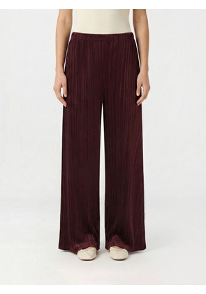 Pants PLEATS PLEASE ISSEY MIYAKE Woman color Burgundy