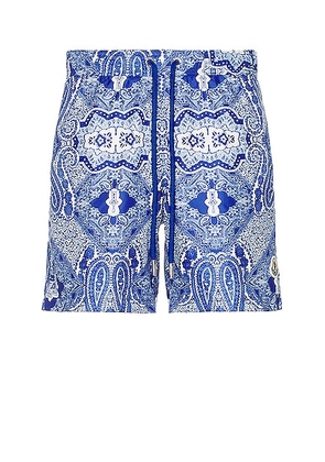 Moncler Swim Short in Bluette - Blue. Size S (also in L).