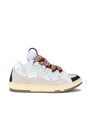 Lanvin Curb Sneaker in White - White. Size 43 (also in 42, 44).