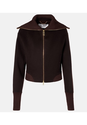 Victoria Beckham Wool and cashmere bomber jacket